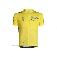 2021 Abbigliamento Ciclismo Tour de France Giallo Manica Corta e Salopette