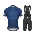 2021 Abbigliamento Ciclismo De Marchi Spento Blu Manica Corta e Salopette