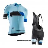 2021 Abbigliamento Ciclismo Orbea Azzurro Manica Corta e Salopette