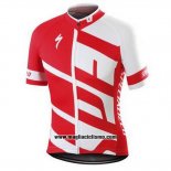 2016 Abbigliamento Ciclismo Specialized Bianco e Rosso Manica Corta e Salopette
