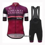 2019 Abbigliamento Ciclismo Giro d'Italia Viola Manica Corta e Salopette