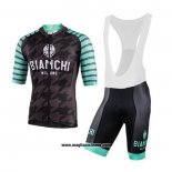 2020 Abbigliamento Ciclismo Bianchi Nero Verde Bianco Manica Corta e Salopette