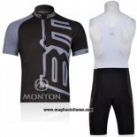 2011 Abbigliamento Ciclismo BMC Nero Manica Corta e Salopette