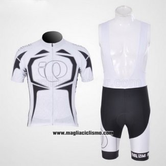 2011 Abbigliamento Ciclismo Pearl Izumi Nero e Bianco Manica Corta e Salopette