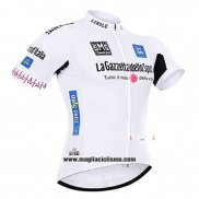 2015 Abbigliamento Ciclismo Giro d'Italia Bianco Manica Corta e Salopette