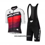 2020 Abbigliamento Ciclismo MMR Bianco Nero Rosso Manica Corta e Salopette