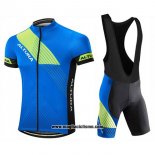 2017 Abbigliamento Ciclismo Altura Sportive Blu Manica Corta e Salopette