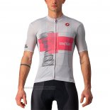 2021 Abbigliamento Ciclismo Giro d'Italia Bianco Rosa Manica Corta e Salopette
