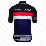 2016 Abbigliamento Ciclismo UCI Mondo Campione Lider Sky Nero e Blu Manica Corta e Salopette