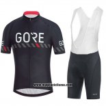 2018 Abbigliamento Ciclismo Gore C3 Nero Manica Corta e Salopette