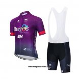 2020 Abbigliamento Ciclismo Burgos BH Fuxia Manica Corta e Salopette