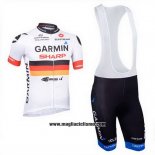 2013 Abbigliamento Ciclismo Garmin Sharp Campione Germania Manica Corta e Salopette