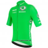 2020 Abbigliamento Ciclismo Vuelta Espana Verde Manica Corta e Salopette