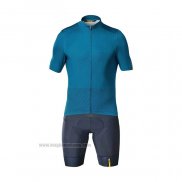 2021 Abbigliamento Ciclismo Mavic Blu Manica Corta e Salopette