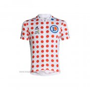 2021 Abbigliamento Ciclismo Tour de France Rosso Bianco Manica Corta e Salopette