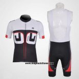 2012 Abbigliamento Ciclismo Giordana Bianco e Nero Manica Corta e Salopette