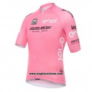 2016 Abbigliamento Ciclismo Giro d'Italia Fuxia Manica Corta e Salopette