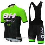 2020 Abbigliamento Ciclismo BH Templo Verde Bianco Nero Manica Corta e Salopette