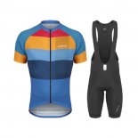 2021 Abbigliamento Ciclismo De Marchi Giallo Blu Manica Corta e Salopette