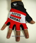 2015 Lotto Guanti Corti Ciclismo Rosso