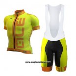 2017 Abbigliamento Ciclismo ALE Graphics Prr Arcobaleno Giallo Manica Corta e Salopette