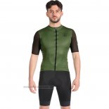 2022 Abbigliamento Ciclismo Campagnolo Verde Manica Corta e Salopette