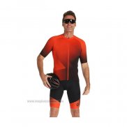 2022 Abbigliamento Ciclismo Gore Arancione Manica Corta e Salopette