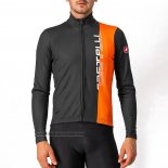 2023 Abbigliamento Ciclismo Castelli Arancione Manica Lunga e Salopette