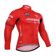 2015 Abbigliamento Ciclismo Giro d'Italia Rosso Manica Lunga e Salopette