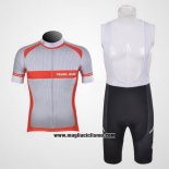 2011 Abbigliamento Ciclismo Pearl Izumi Rosso e Grigio Manica Corta e Salopette
