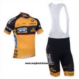 2013 Abbigliamento Ciclismo Mtn Arancione Manica Corta e Salopette