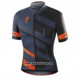 2016 Abbigliamento Ciclismo Specialized Arancione e Grigio Manica Corta e Salopette