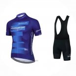 2023 Abbigliamento Ciclismo Giro d'Italia Blu Manica Corta e Salopette